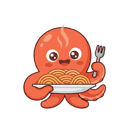 Tako with plate